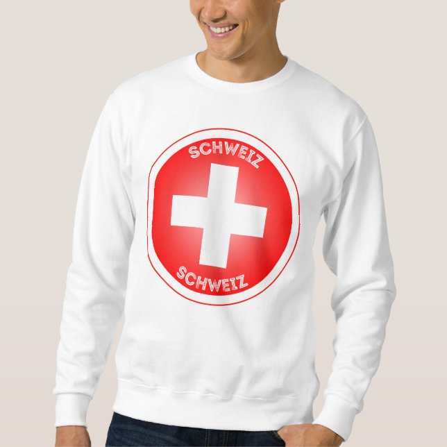 Schweizer Kreuz Schweiz Sweatshirt (Vorderseite)