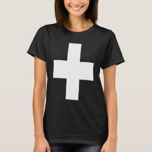 Schweizer Kreuzschweiz-Flagge T-Shirt
