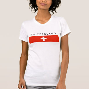 Schweizer Nationssymbol die Schweiz-Landesflagge T-Shirt