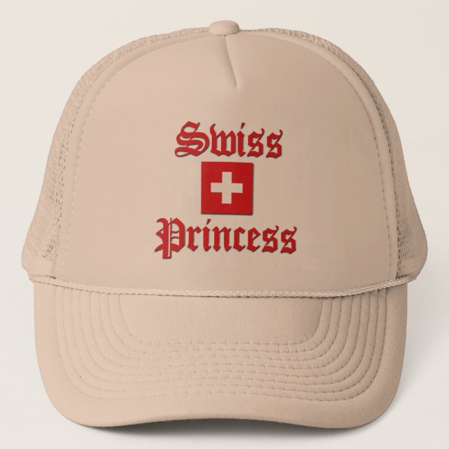 Schweizer Prinzessin Truckerkappe (Vorderseite)