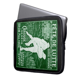 Schweizer Ringen 1907 Laptopschutzhülle
