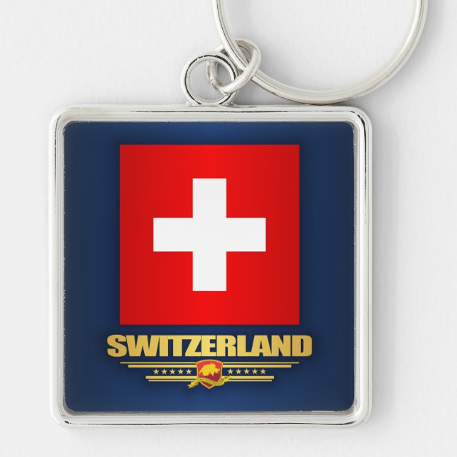 "Schweizer Stolz" Schlüsselanhänger (Vorne)