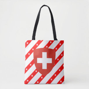 Schweizer stripes Flagge Tasche