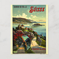 Schweizer Vintage-Reiseplakat