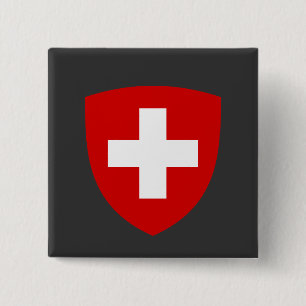 Schweizer Wappen - die Schweiz-Andenken Button