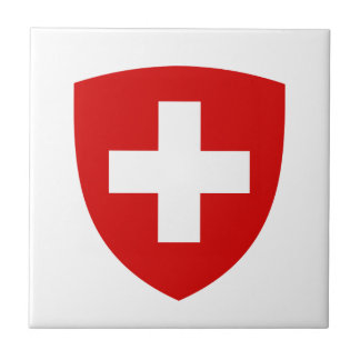 Schweizer Wappen - die Schweiz-Andenken Fliese