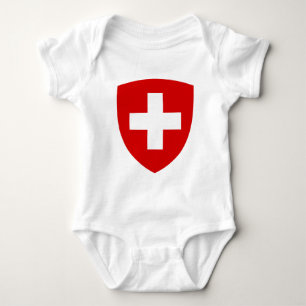 Schweizer Wappen - Schweizer Andenken Baby Strampler