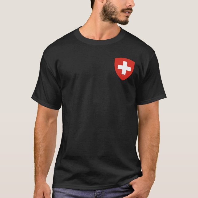 Schweizer Wappen T-Shirt (Vorderseite)