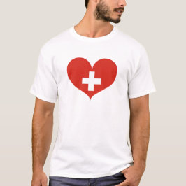 Schweizerische Eidgenossenschaft - Schweizer Flagg T-Shirt