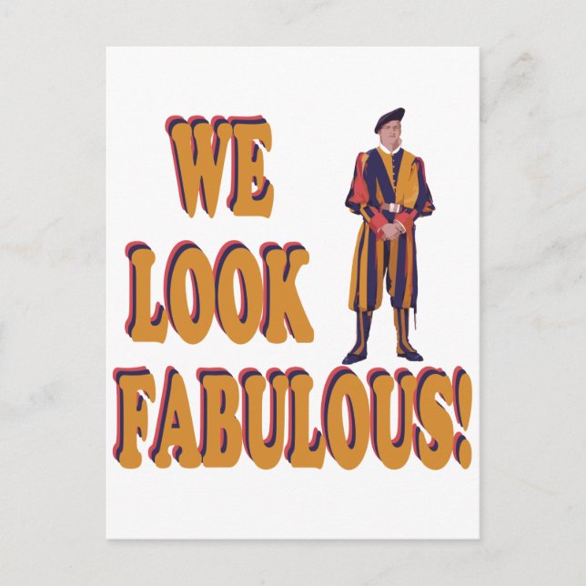 Schweizerische Garde Postkarte (Vorderseite)