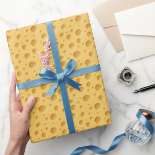 Schweizerisches Käsemuster Geschenkpapier