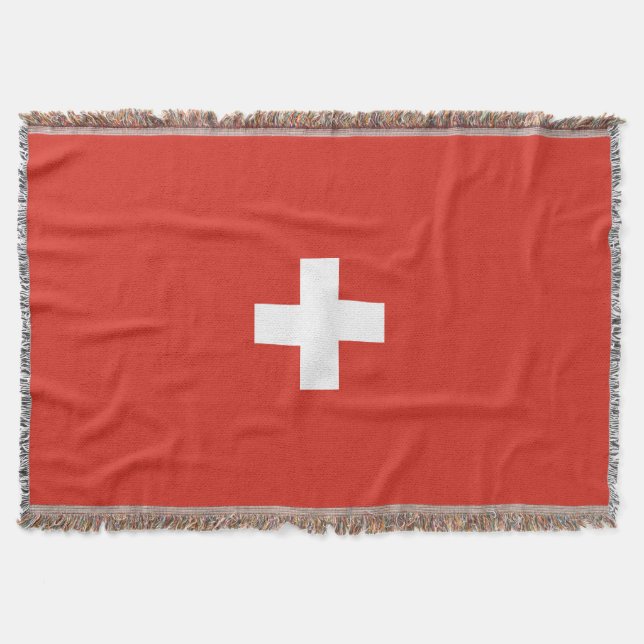 Schweizflagge Decke (Vorderseite)