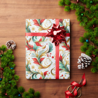 Schwelende Weihnachten Geschenkpapier