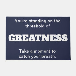 Schwelle der Begrüßungsmatte Fußmatte