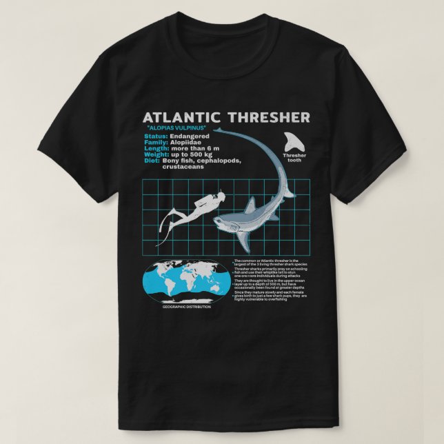 Schwellenhaie — BlattT-Shirt T-Shirt (Design vorne)