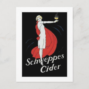 Schweppes Cider Postkarte
