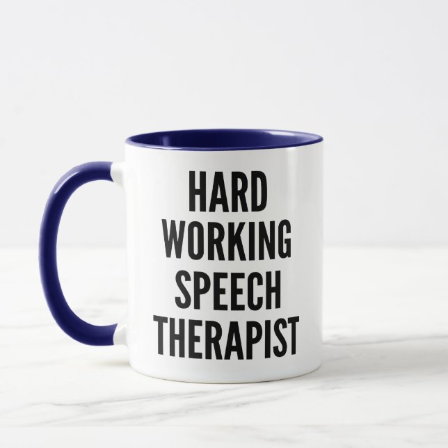 Schwerarbeitssprechtherapeut Tasse (Links)