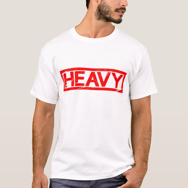 Schwere Briefmarke T-Shirt (Vorderseite)