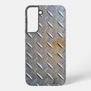 Schwere Diamantplatten-Stahlgrafik Samsung Galaxy Hülle