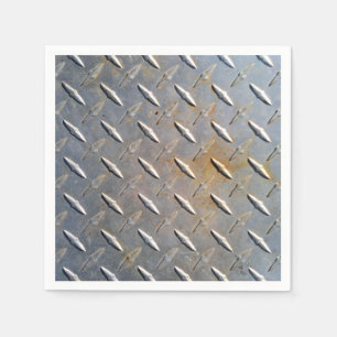 Schwere Diamantplatten-Stahlgrafik Serviette