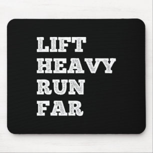 Schwere Gewichte stemmen, weit laufen Hybrid-Sport Mousepad