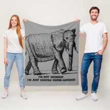 Schwerer Kreuzschraffur-Elefant