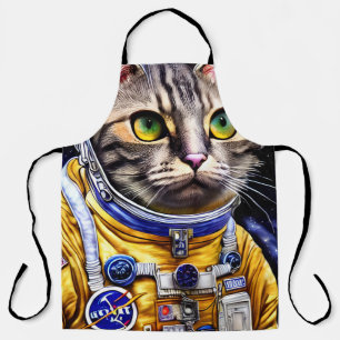 Schweres Astronautenkatzenwerk Schürze