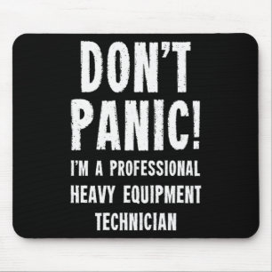 Schweres-Geräte-Techniker Tank Top Mousepad