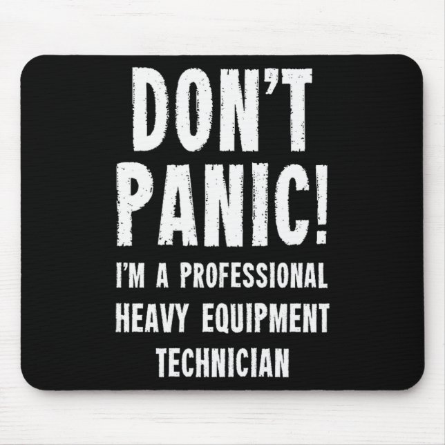 Schweres-Geräte-Techniker Tank Top  Mousepad (Vorne)