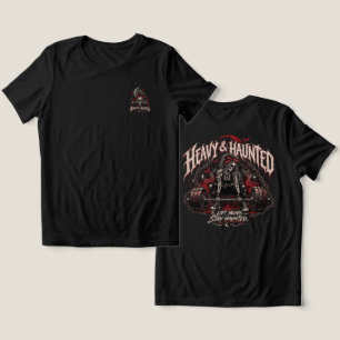 Schweres & Heimgesuchtes Gothic-Totenkopf-Hantel-G Tri-Blend Shirt
