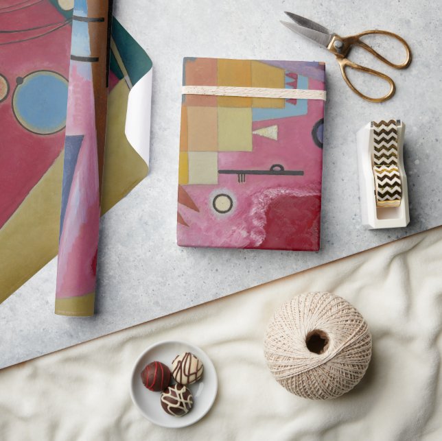 Schweres Rot von Wassily Kandinsky Geschenkpapier (Kunsthandwerk)