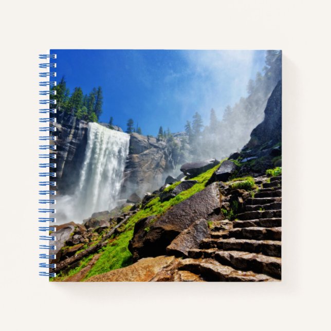 Schweres Spray aus Vernal | Yosemite National Park Notizbuch (Vorderseite)