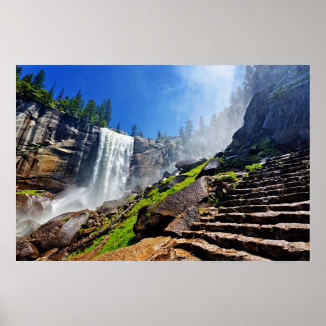 Schweres Spray aus Vernal | Yosemite National Park Poster (Vorne)