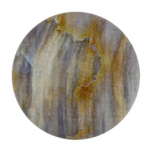 Schweres versteinertes Holz Schneidebrett