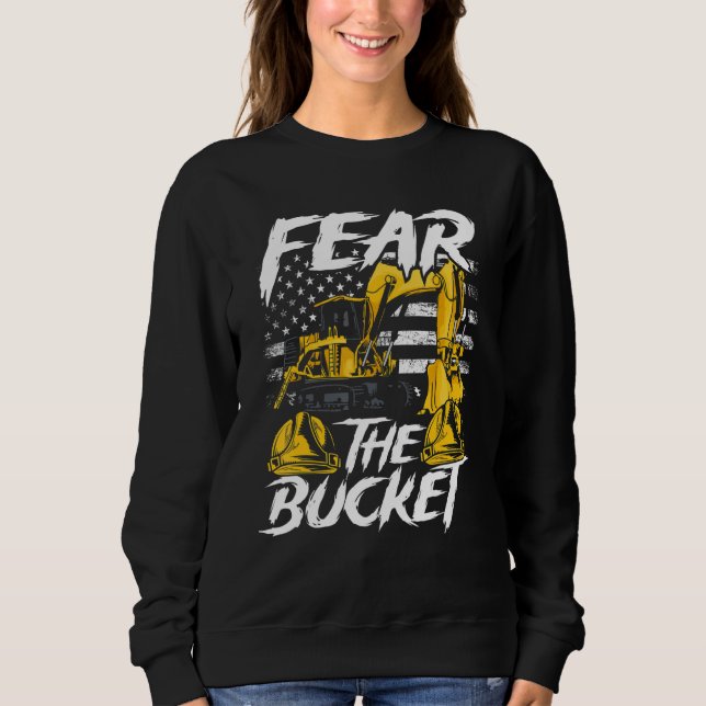 Schwergerätebediener Baggerführer Männer 12 Sweatshirt (Vorderseite)