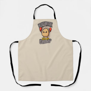 Schwergewicht-Spud-Champ-Boxing-Potato Schürze