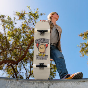 Schwergewichts-Kartoffel-Champ-Boxen-Kartoffel Skateboard