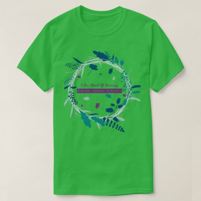 Schwerhörigkeit T-Shirt (Design vorne)