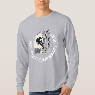 Schwerkraft beim Klettern im Inneren T-Shirt