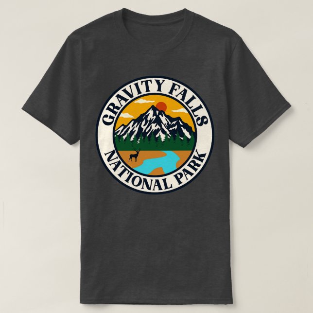 Schwerkraft fällt Nationalpark 1 T-Shirt (Design vorne)