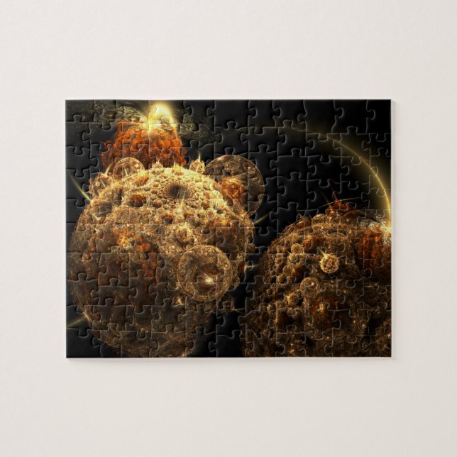 Schwerkraft - Fraktal-Kunst-Puzzlespiel (Horizontal)