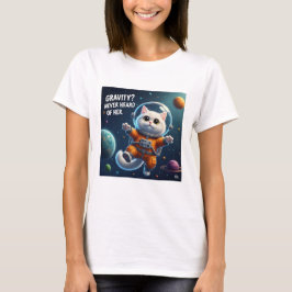 Schwerkraft? Noch nie von ihr gehört. Süße Weltrau T-Shirt