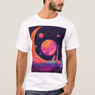 Schwerkraft und Magnetismus im Weltraum – Zukunfts T-Shirt