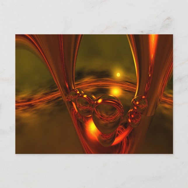 Schwerlosigkeit Postkarte (Vorderseite)