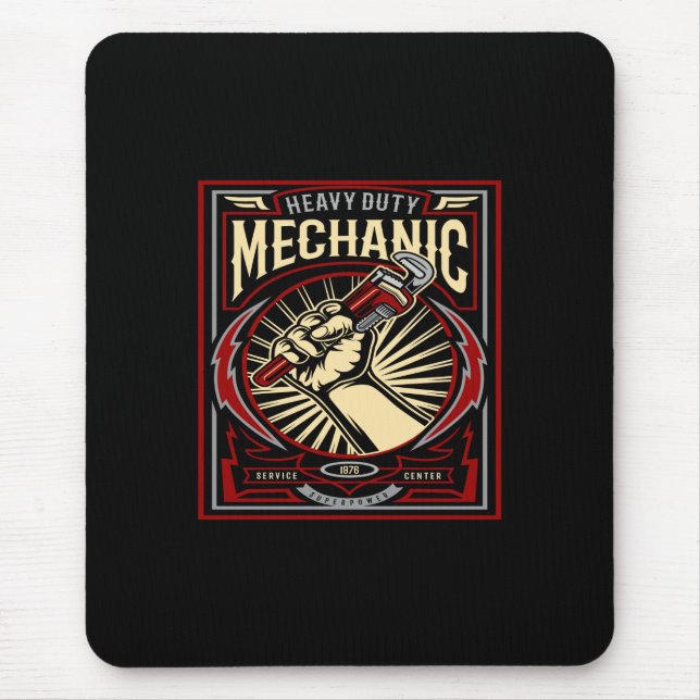 Schwermechaniker Mousepad (Vorne)