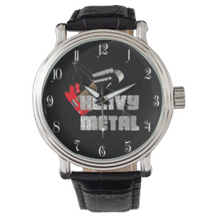 Schwermetall Armbanduhr
