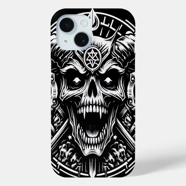 Schwermetall Case-Mate iPhone Hülle (Rückseite)