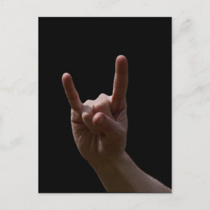 Schwermetall Postkarte