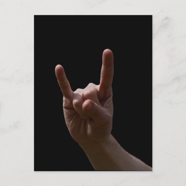 Schwermetall Postkarte (Vorderseite)