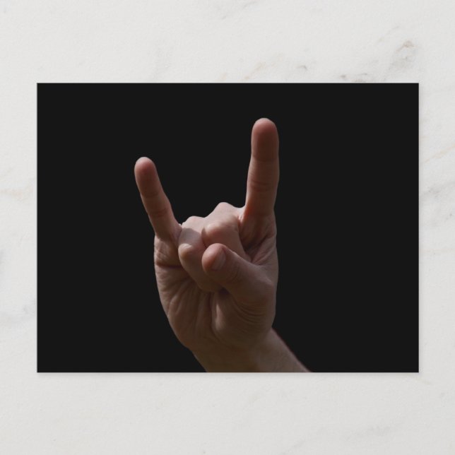 Schwermetall Postkarte (Vorderseite)